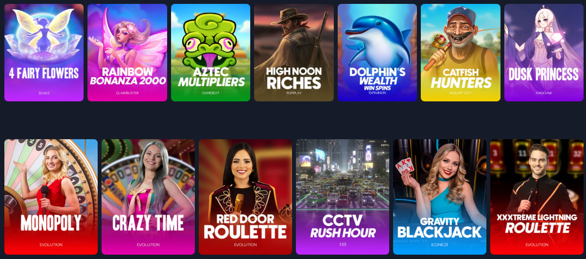 noxinobet casino games